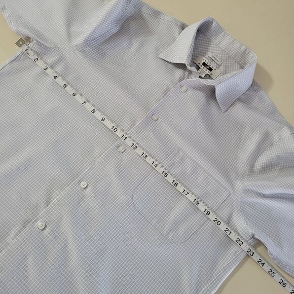 Joseph Abboud Modern Fit Spread Collar Dress Shirt, Gray Micro Check - Picture 3 of 12